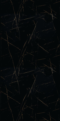 Toughen glass marine black  marble 0.8mm TG-9138