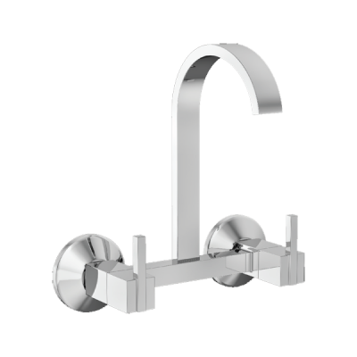 AFEY EDGE SINK MIXER WITH EXTENDED SWIVEL SPOUT