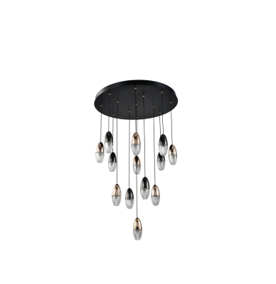 S2B2 Black And Gold Chandeliers Modern Light AB-04-030