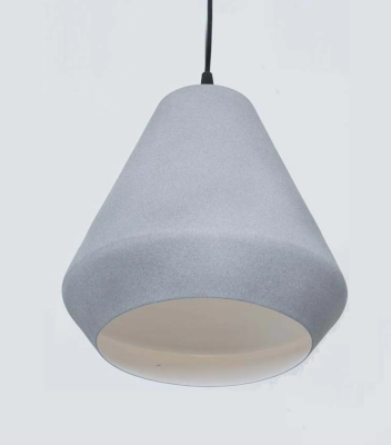 GEO CUNEATE SHEENY GREY HANGING LIGHT FY034