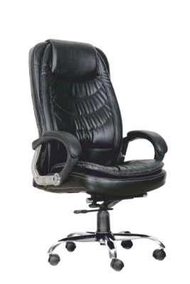 Leather Seat High Back Office Chair EC-029