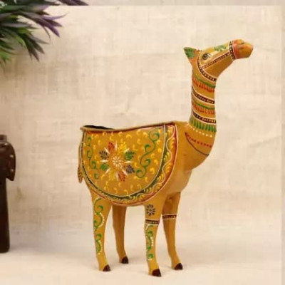 OPPERSTE IRON PAINTED CAMEL
PLANTER