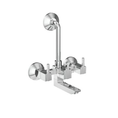 AFEY EDGE WALL MIXER 3 IN 1 WITH SHOWER PROVISION WITH OVERHEAD SHOWER PROVISION