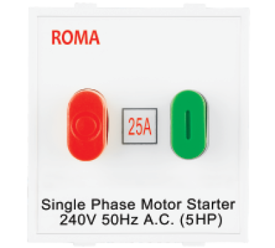 Anchor Roma Classic Switches 25A Motor Starter Switch 20405