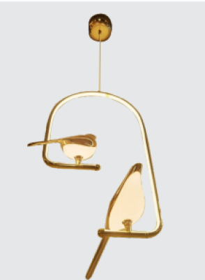 Neptune Sparrow Shape Goldan Ceiling Light JL6760