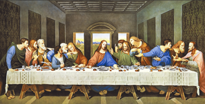 Livolla The last supper poseter art 94 600 x 1200MM