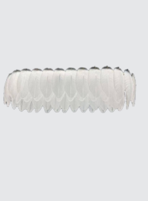 Neptune Crystal Feather Chandelier Ceiling Light  85872/800