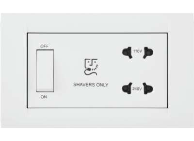 Anchor Roma Classic Support Modules  Shaver Soc.110/240,With Transformer4 Module 22069