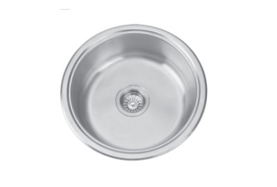 Nirali D'singo Rois Round Sink BG Series Stainless Steel Single Bowl Kitchen Sink (Ø 18 inch)