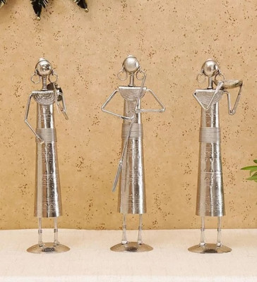 OPPERSTE IRON SILVER NICKLE LADY WORKER SET OF 3