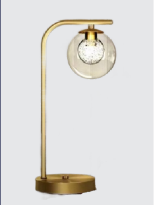 Neptune Round Golden Table Lamp T2064