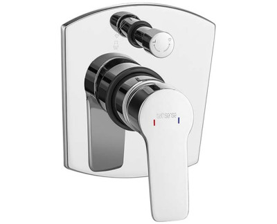 Asian paints THETA Single lever concealed diverter upper part - 3-inlet (push type) Compatible with B2DV302