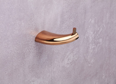 Aagna Rhyno Rose Gold Series Bath Set - Towel Bar ,  Robe Hook , Brass Soap Dish , Napking Ring , Paper Holder , Tumbler Holder , Liquid Soap Dispenser , Paper Holder With Lid