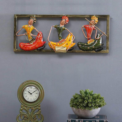 OPPERSTE WROUGHT IRON
MUSICIAN GROUP WALL
ART IN MULTICOLOUR