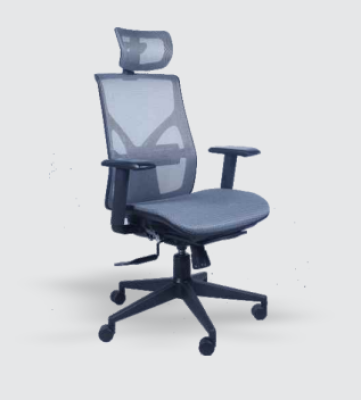 ergonomic mesh office chair adjustable back and sliding seat function EMC-017