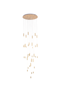 S2B2 Brass Finish Light Pendant BN-04-010