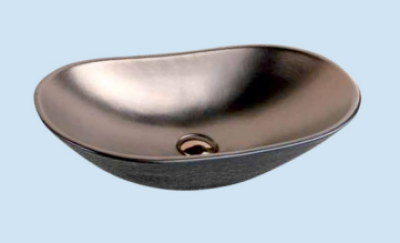 POWER PLUS Glossy Rose Gold Table Top Basin PPTT-418