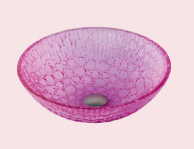 POWER PLUS Glass Bowl Table Top Basin PPCB-009