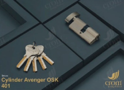 CROM Cylinder Avenger OSK Matt/Antique/S.b/R.g/Gold/Z black Finish