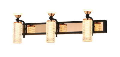 S2B2  Crystal Bathroom Three Lighting Fixtures Over Mirror Light AM-04-104