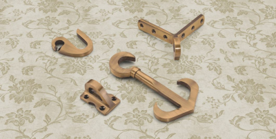 Manjula brass fancy julla set 9-Hook