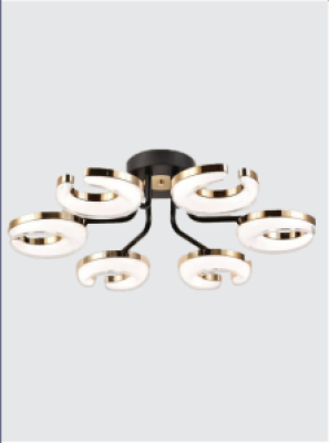 Neptune 6 Light  LED Chandelier 8252/6