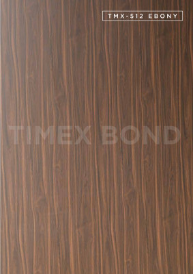 TMX-512 EBONY wooden texture Aluminum Composite Panel (ACP Sheet) by Timex. 3 MM