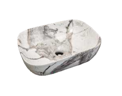 mansico royal Ceramic Luxurious Table Top Bathroom Sink Wash Basin 1007