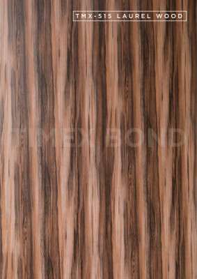 TMX-515 LAUREL WOOD wooden texture Aluminum Composite Panel (ACP Sheet) by Timex. 3 MM