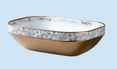 POWER PLUS Glossy Rose Gold Table Top Basin PPTT-420