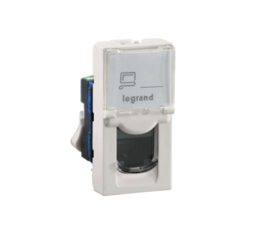 Legrand RJ 45 CAT6 UTP socket with shutter 1 module