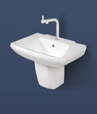 Lycos corneto white padestal basin 5007