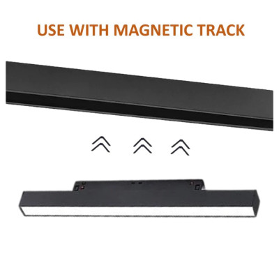 DL11 LINEAR DIFFUSER 12W FOR MAGNETIC TRACK