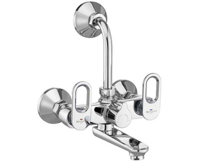 Asian paints ELLIPSE Wall mixer with provision for overhead shower arrangement with bend pipe and wall flange