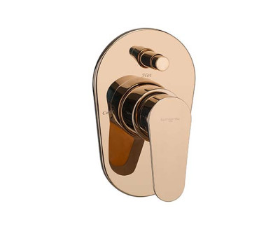 Asianpaints Rose Gold Single Lever Concealed Diverter 3-Inlet Push Type RGALDV112UN