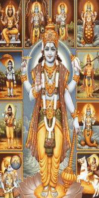 Livolla Vishnu ji different face poseter art 99 600 x 1200MM