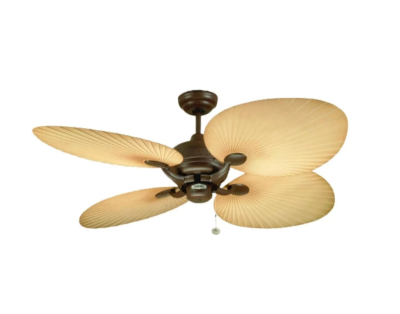 Luxaire Chocolate Brown Motor with Natural Palm Blades LUX 1097