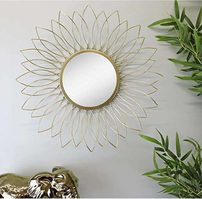 Lotus Shape Wall Mirror