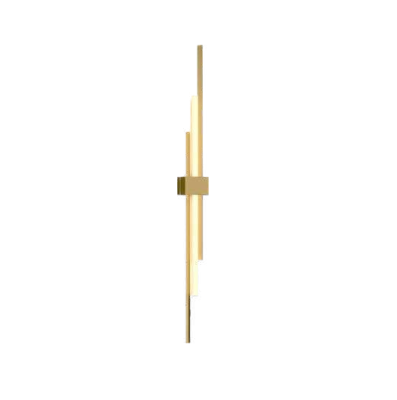 Neptune LED  GOLD LONG ACRYLIC TUBE GLASS WALL LIGHT 6301 GD