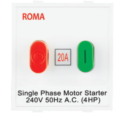 Anchor Roma Classic Switches 20A Motor Starter Switch 20427