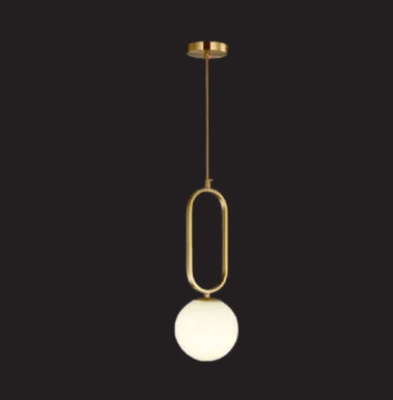 Neptune Golden Glass Ball Hanging Lamps 7261/1P