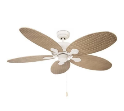 Luxaire off white motor with light brown rattan finish ABS blades LUX 2032