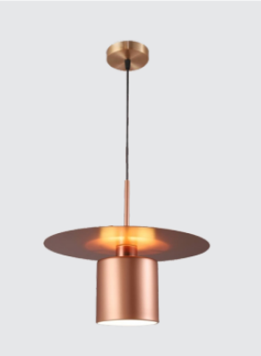 NEPTUNE Modern Pendant Light Minimalist Design Rose Gold Ceiling Hanging Light 6509/1