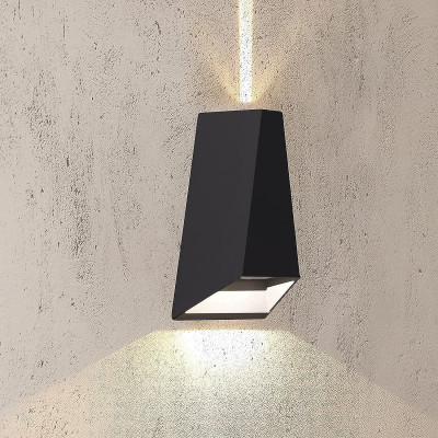 NEPTUNE 2 X 3W TRAPEZOIDAL UPDOWN WALL LIGHT