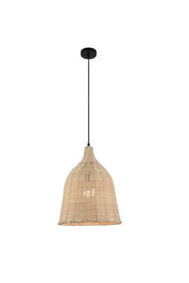 S2B2 Natural Rattan Basket Lampshade Rustic Ceiling Hanging Lamp BG-04-009