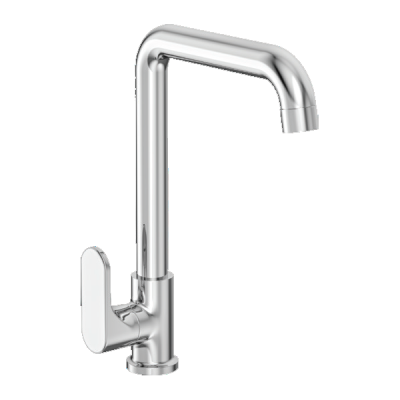 AFEY CANDY PILLAR TAP WITH SWAN NECK PILLAR TAP AND EXTENDED SPOUT