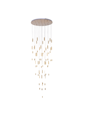 S2B2 Brass Finish Light Pendant BN-04-011