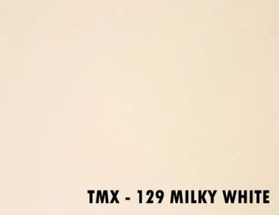 TMX-129 MILKY WHITE Solid And Metallic Series Aluminum Composite Panel (ACP Sheet) by Timex. 3 MM
