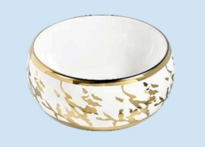 POWER PLUS Glossy Gold Table Top Basin PPTT-236