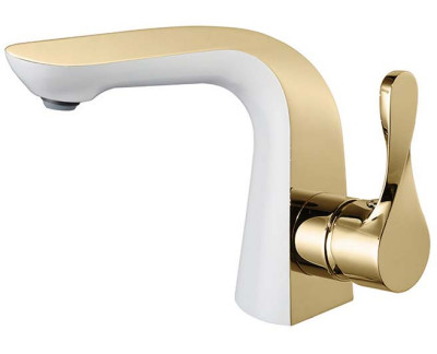 Asian paints GOLD RUSH Single lever basin mixer without pop-up waste system